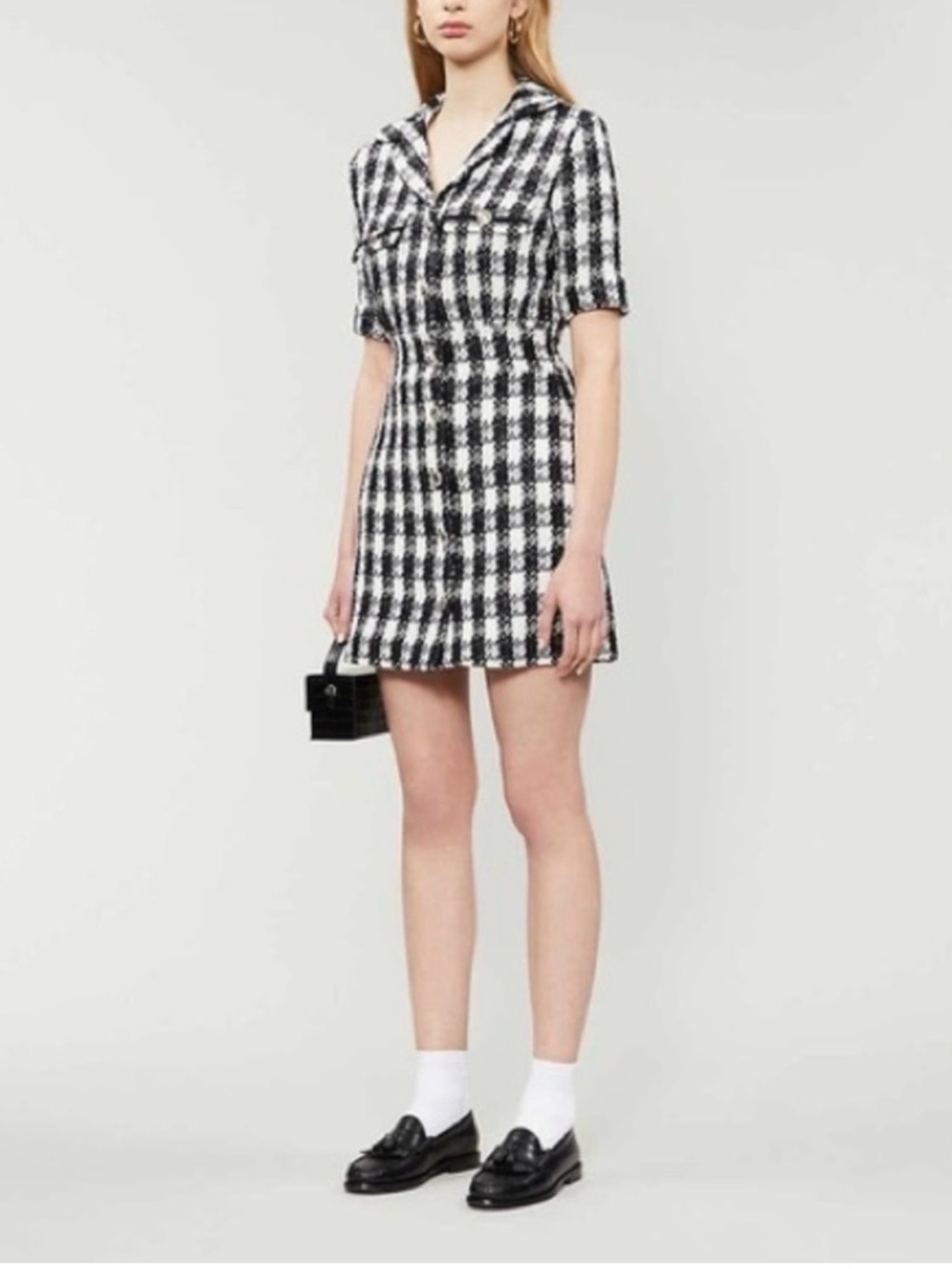 Maje houndstooth dress